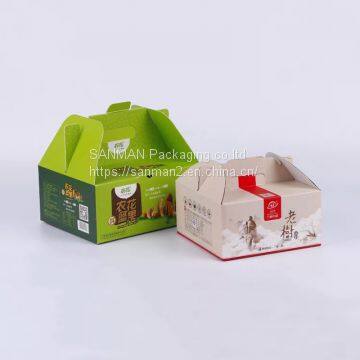 Custom bread paper packaging box