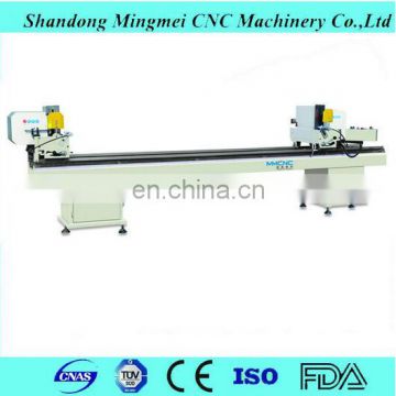 UPVC Window door making machine/Double-head Cutting Saw for PVC Profile/45 degree aluminum frame cutting machine