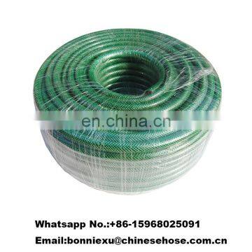 JG New Material Green Garden Water Hoses Pipes,Expandable Garden Water Hose,Fibre Braided High Pressure Hose Pipe Tube