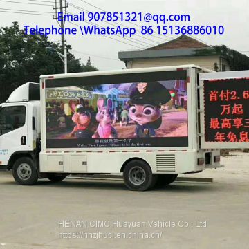 4.2 m led advertising truck led mobile stage truck for sale