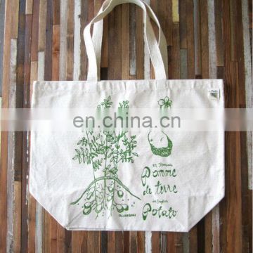 high quality wholesale plain white 10oz cotton canvas tote bag