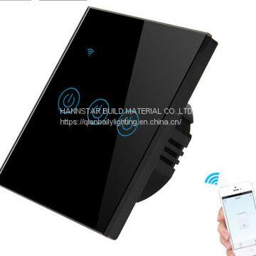 Smart WIFI Touch Wall Switch Eruope Standard 1 way/2 way/3 way