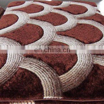 Wholesale Fashion 4D Shaggy Rug 150D Silk Twist Yarn Carpet for Living Room