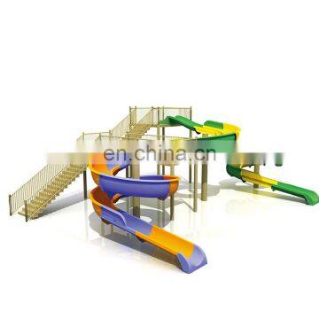 Aqua Park Fiberglass Water Slides for Sale Commercial Equipments photo-2