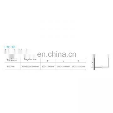 90x90 Small Single Cabin Prefabricated Alloy Modular Slide Glass Door Bathroom Stand Prefab Shower Room photo-3