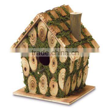 Custom Small Cabin Wooden Bird House