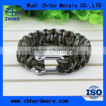 Wholesale Customer Cheap Escape Nylon Mountaineering Bracelet With Whistle photo-4