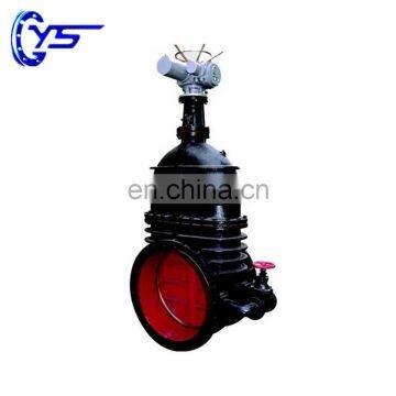 Low Pressure Brass Welded Disc Double Disc Gate Valve With Electric Actuator