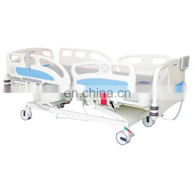 Hot-selling best price ICU ward room 5 function electric hospital bed  medical nursing bed with CPR