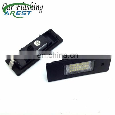 2PCS Error Free white 12V 24SMD led license plate light Fit for BMW 1 Series E87N E85 Z4 E86 6 Series E63 E64 Car Styling