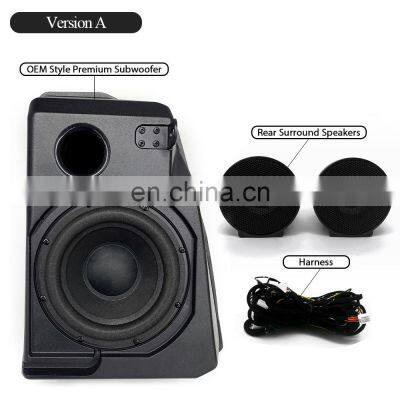 Bass subwoofer midrange speaker front rear tweeter power DSP amplifier car audio upgrade kit for model 3 tesla