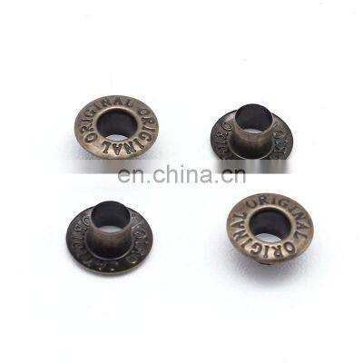 12mm Good Quality Customized Steel Engraved Metal 6mm Top Brass Eyelets/grommets photo-2