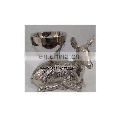 silver reindeer bowl