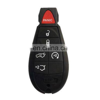 5+1 Buttons Remote Control Car Key Shell Cover Fob For Chrysler Jeep Dodge Grand Caravan Durango Charger Journey