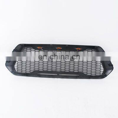 Offroad Front Grille With LED Light For Tacoma 16-18 Car Accessories Black Mesh With Light