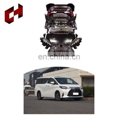 CH Custom Auto Modified Exhaust Tips Mudguard Stop Light Facelift Bodykit For Toyota Alphard 2015-On To Lexus Lm