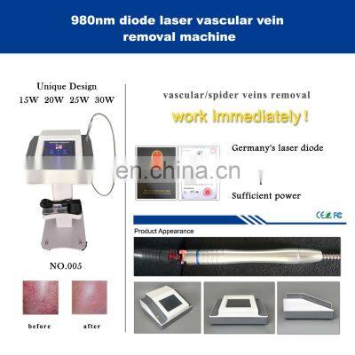 High Quality Multifunction 980nm Diode Laser Vascular Clearance Blood Spider Vein Removal Machine photo-5
