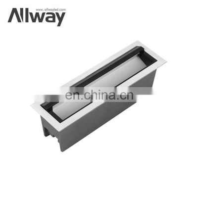 Embedded Aluminum Wide Beam Angle Light Tube Indoor Linear Lighting System 10W LED Downlight