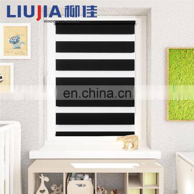 Easy Fix Window Blind Bead Chain Zebra Blinds Customized Blackout Roller photo-4