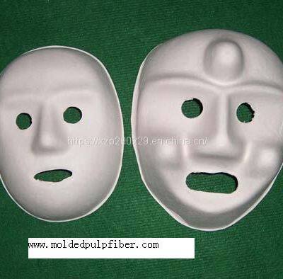 Paper Mache Paper Gift Pulp Tray Paper Mask DIY Plain Mask Soap Packaging photo-3