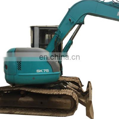 Kobelco mini digger sk75 , Used kobelco sk70 sk75 sk90 excavator , Kobelco original machine