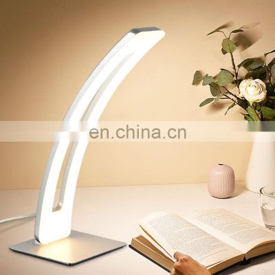 Acrylic Contemporary Simple Indoor LED Table Lamp Modern Simple Style Arc Reading SMD Table Light For Bedroom