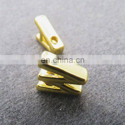 Wholesales Customized Golden Stainless Alphabet Sign Gold 3d Metal Hardware Letter For Bags photo-4