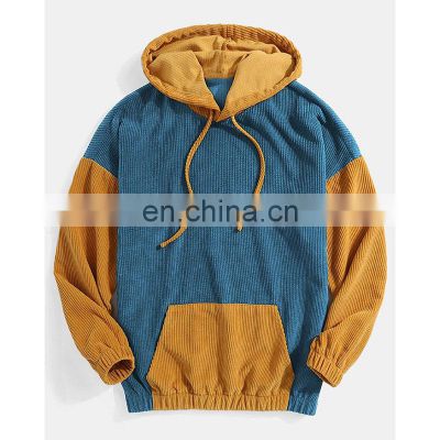 High quality hooded Hoodies for Men cotton Fabric Pullover hoodie plus size Cotton Blank Design