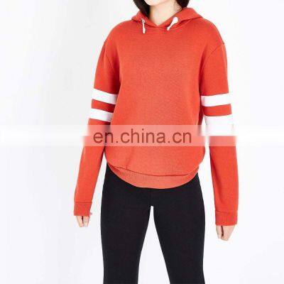 Customized Design Cotton Short Women Crop Top Hoodies for girl Hoodies & Sweatshirts