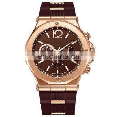 Hot-selling OEM multifunction mens silicon sports wrist watch with water resistant