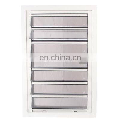 Aluminum Frame Exterior Accordion 6 Mm Glass Roller Blind Shutter