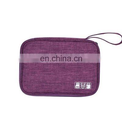 Amazon Hotsale Waterproof Slim Electronic Accessories Storage Case Travel Cable Organizer Bag For USB SD Card photo-3