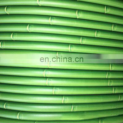 Unique Design Non Toxic Mix Color Wholesale PE Plastic round rattan  bamboo plastic  The simulation of bamboo