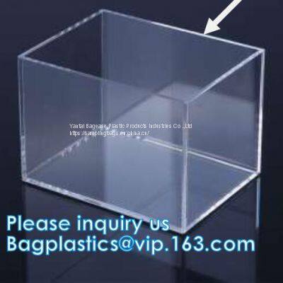 Medical Supplies Display, Clear Acrylic Booster Box With Magnet Elite Trainer Box Acrylic Case for Cards Storage Display photo-4