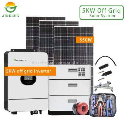 5KW Off Grid Solar System 550W panels