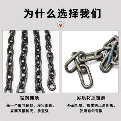 30x90 Lifting Chain 32mmG80 Black Chain Shandong Lifting Steel Chain Factory photo-5