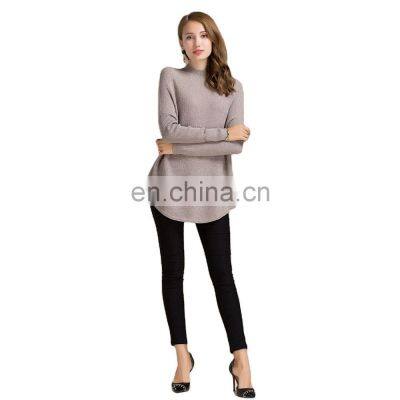 Fall Sexy Women's Sweater Manufacturer Low MOQ 100 % Woman Cashmere Sweater