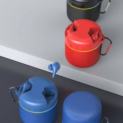 OEM 2 In 1 Portable Earbuds Earphone Soundbox Combo BT 5.0 HD Call Stereo Sound Wireless Earphones Speaker photo-5