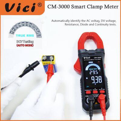 Vicimeter CM-3000 Large Display Screen No Knob AC Clamp Meter photo-3
