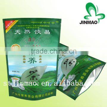 High quality tea bag plastic package with valve