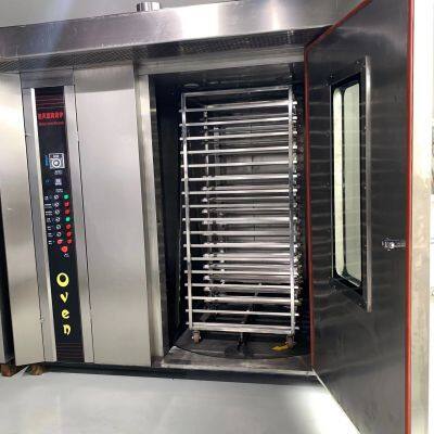 16/32/64 Trays Rotary Rack Oven Gas/Diesel/Electric Hot Air Cake Baking Chicken Loaf Bread Rotary Oven for Pizza/Bread/Cake/Biscuit/Cookie photo-4