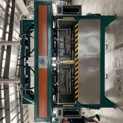 Double-cylinder double-station feeding forming machine