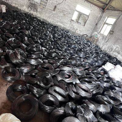 Fio Encozado Preto de Baixo Carbono com Calibre de 8-22 para Fixação Industrial