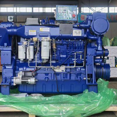 Weichai WD12C350-18 Marine Engine 258kW/1800rpm High Torque Reserve Suitable for Ocean Driving