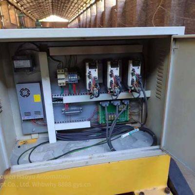 Б/у тяжелая портальная плазменно-огневая резальная машина, 4 метра, Huayuan 300a, продается по низкой цене