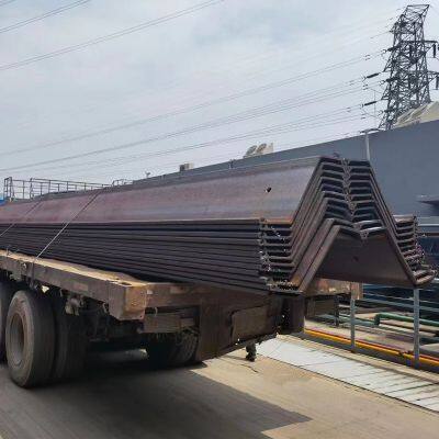 Hot Dipped Galvanized Steel Sheet Pile for Marine Engineering