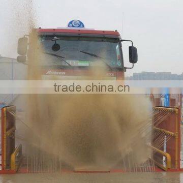 Construction Site Vehicle Wash Machine PE-WW200, Engineering Truck Wheel Wash Equipment, Trash Dump Vehicle Washing System