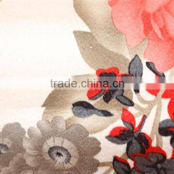 Flora pattern super soft fabric for furniture sofa