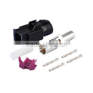 Straight A Coding Black Crimp Female Jack HSD Connector with housing for Dacar 535 538 4 pole Cable