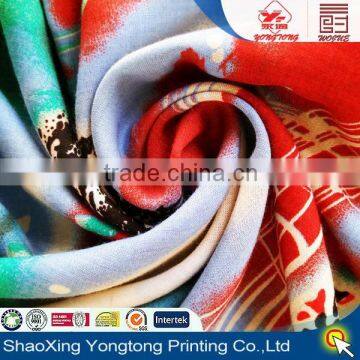 Shaoxing factory specialized in producing rayon printing fabric